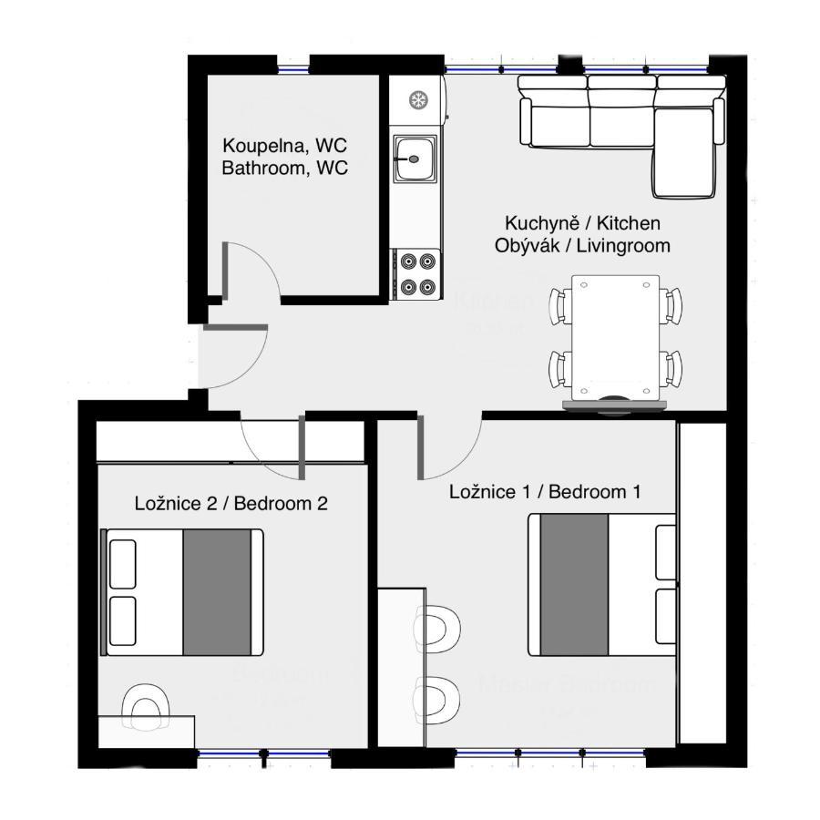 Apartman U Kolonady, Poděbrady Exterior foto
